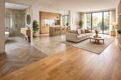 découvrez comment choisir le parquet idéal pour votre salle de bain et votre cuisine, alliant esthétique, résistance à l'humidité et facilité d'entretien.