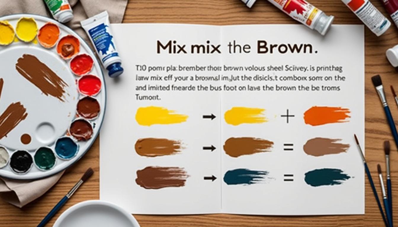 découvrez comment créer la couleur marron en peinture grâce à notre guide détaillé. apprenez les mélanges essentiels et les techniques pour obtenir le marron parfait, que ce soit pour vos projets artistiques ou de décoration. ne manquez pas ces conseils pratiques pour sublimer vos œuvres !