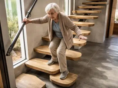 découvrez pourquoi un escalier avec pas japonais peut représenter un danger pour les personnes âgées et comment prévenir les risques de chute.
