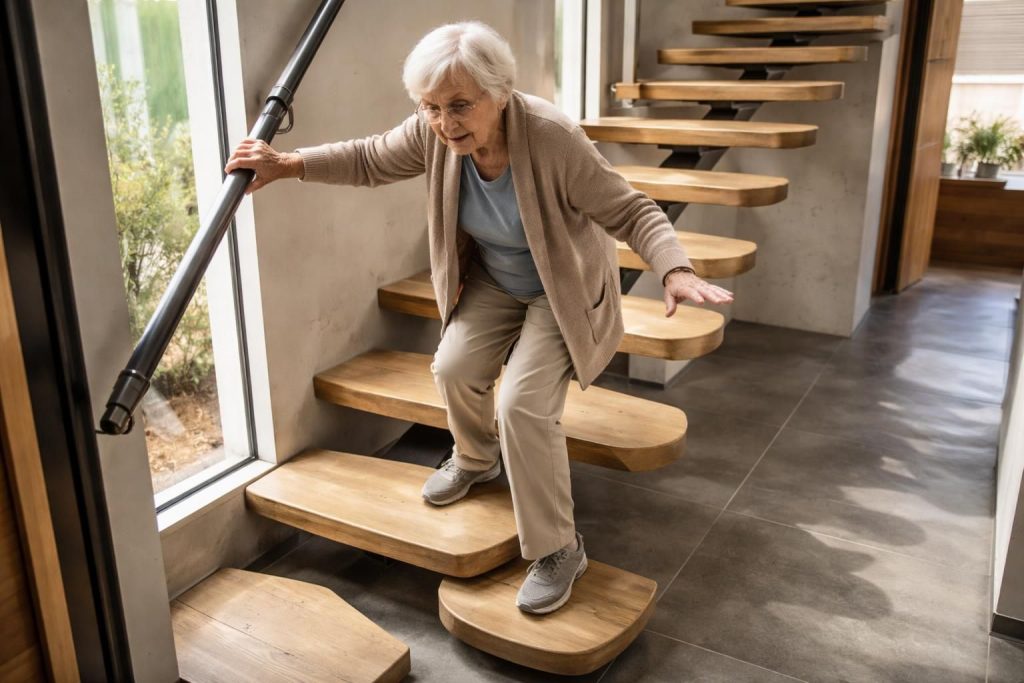 découvrez pourquoi un escalier avec pas japonais peut représenter un danger pour les personnes âgées et comment prévenir les risques de chute.