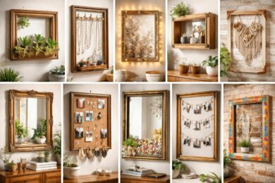 découvrez 10 idées originales et créatives pour transformer un cadre en élément déco unique. inspirez-vous pour personnaliser votre intérieur avec style et imagination.
