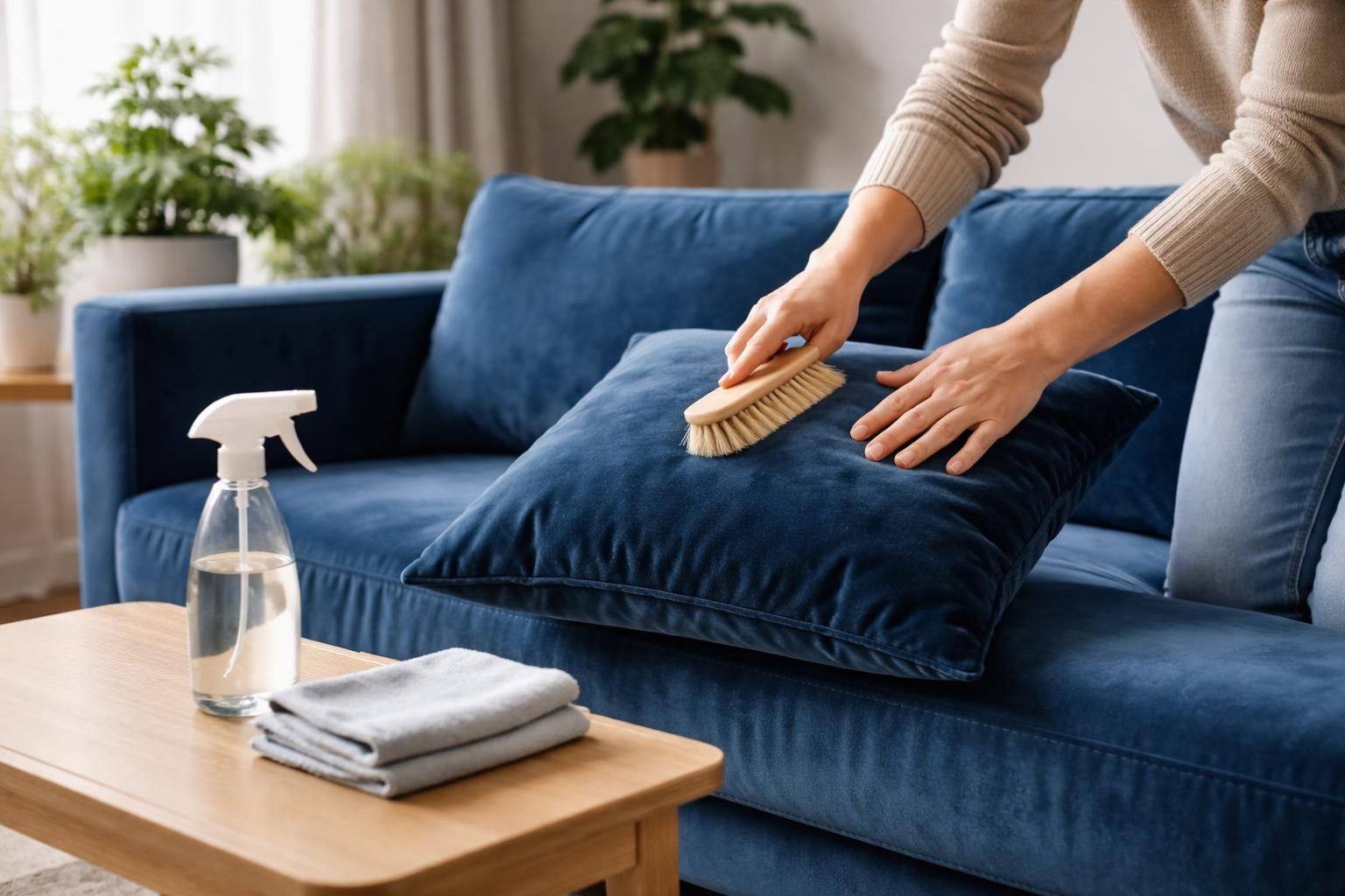 découvrez nos conseils pratiques pour entretenir le velours et nettoyer vos coussins et canapés délicatement, afin de préserver leur douceur et leur éclat sans les abîmer.