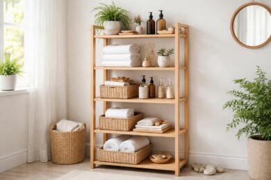 découvrez nos idées d'étagères de salle de bain en bois pour un rangement naturel, pratique et esthétique, alliant charme et fonctionnalité.