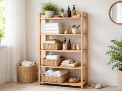 découvrez nos idées d'étagères de salle de bain en bois pour un rangement naturel, pratique et esthétique, alliant charme et fonctionnalité.