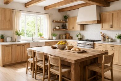 découvrez comment adopter une décoration de cuisine rustique alliant charme et modernité, pour un espace chaleureux sans tomber dans l'effet vieillot.