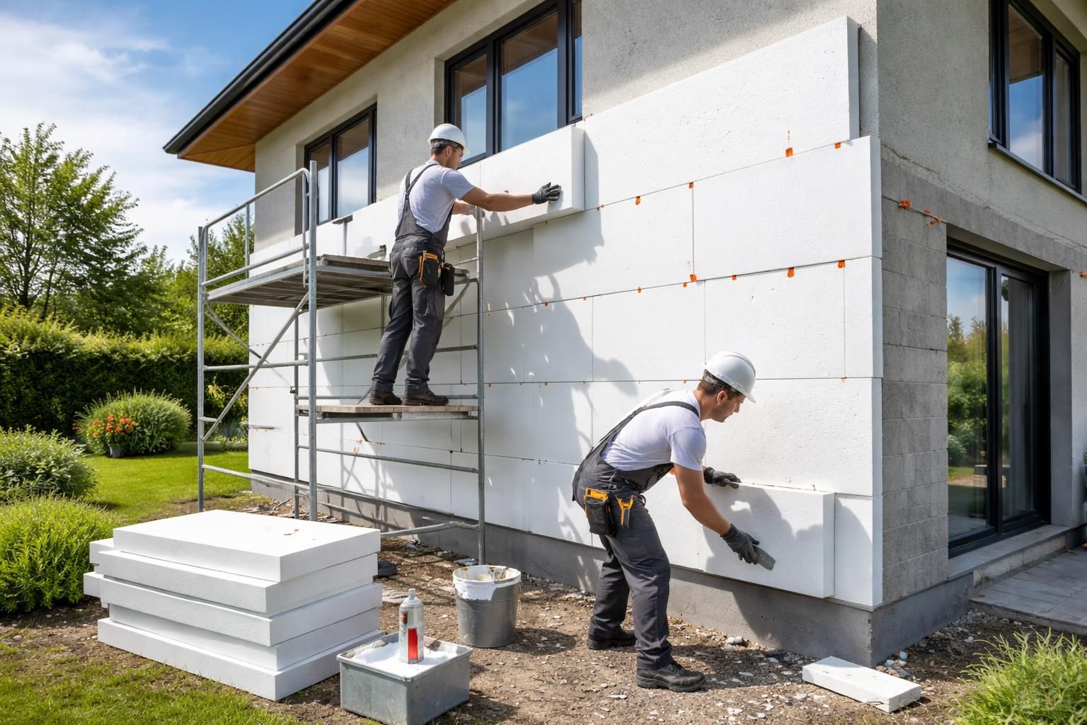 Isolation périphérique en polystyrène : une solution efficace pour vos murs