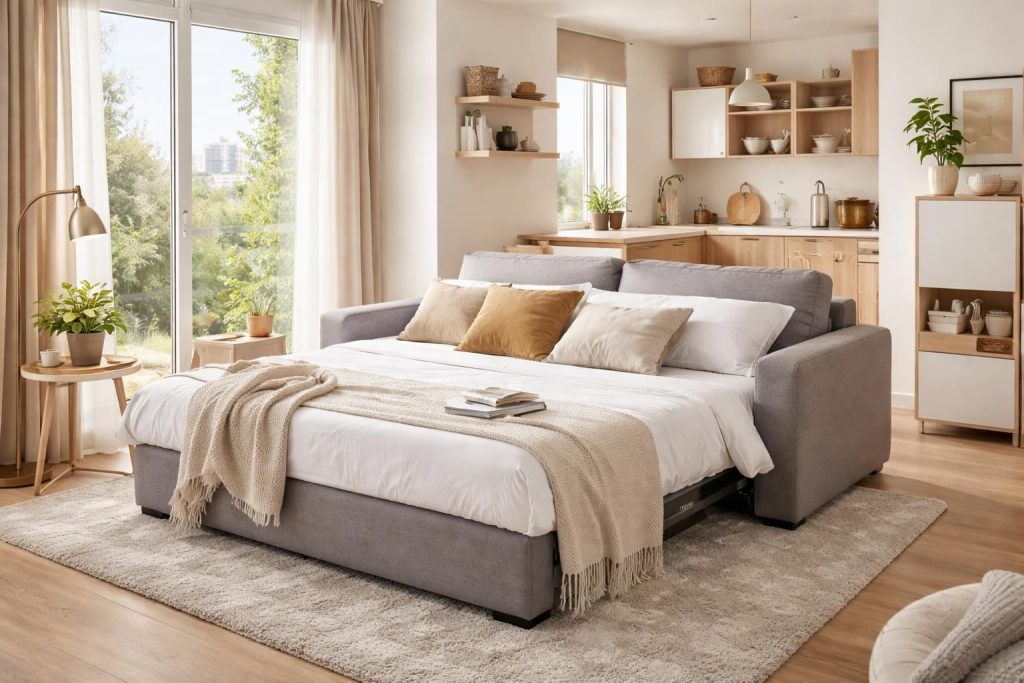 découvrez les avantages du canapé convertible conforama, idéal pour optimiser et aménager un petit espace avec style et fonctionnalité.