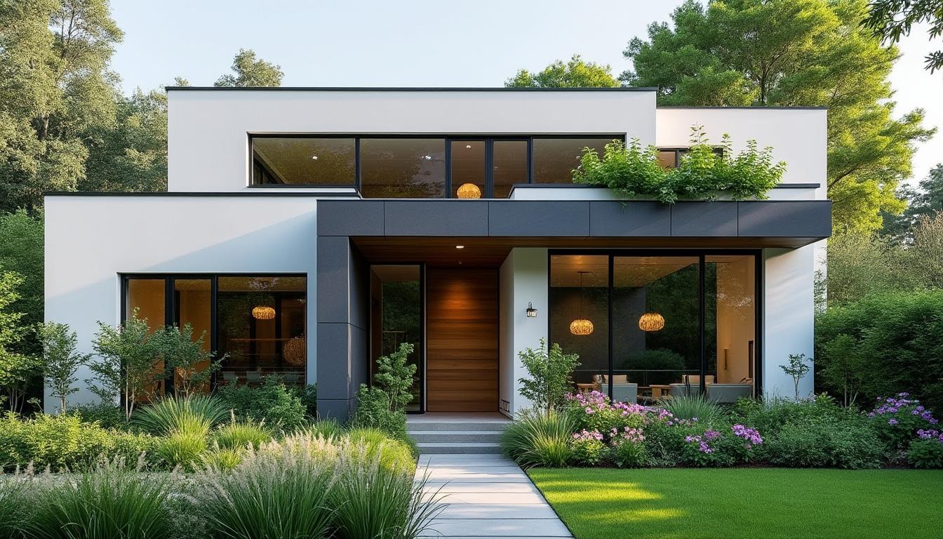 découvrez les atouts d'une façade blanche et grise anthracite pour un style moderne : élégance, luminosité et contraste tendance pour sublimer votre maison.
