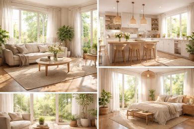 découvrez comment la lumière naturelle transforme chaque pièce de votre maison, apportant harmonie et bien-être à votre décoration intérieure.