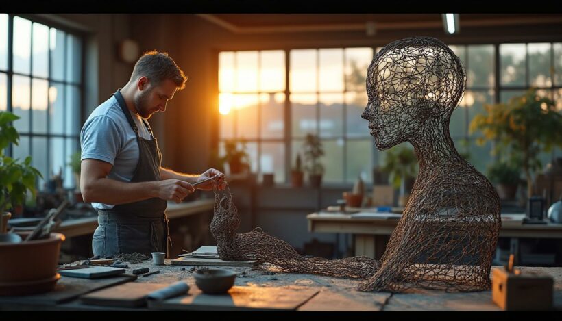 découvrez les bases de la sculpture en grillage et fil de fer : astuces, techniques et conseils pour débutants pour créer facilement vos premières œuvres d'art originales.