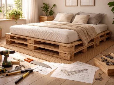découvrez des idées créatives, des plans détaillés et les étapes de montage pour fabriquer un lit en palette unique et écologique, adapté à tous les styles.