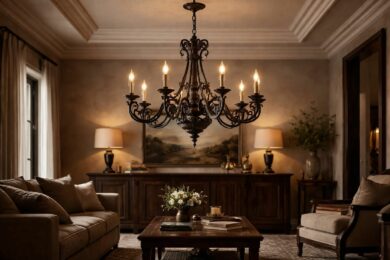 découvrez notre lustre vintage noir, l'élément incontournable pour apporter une touche d'élégance et de caractère à votre décoration intérieure.