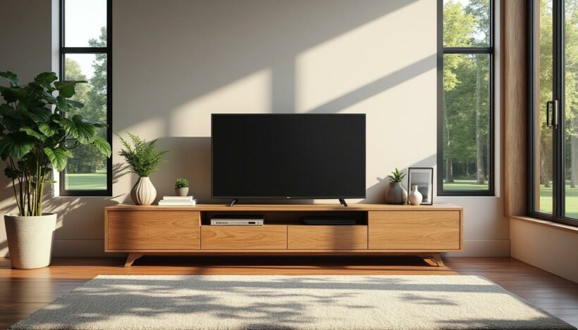 découvrez nos idées créatives pour aménager un meuble tv devant une fenêtre et sublimer votre intérieur. transformez cet espace en un coin détente esthétique et pratique, tout en optimisant la lumière naturelle.