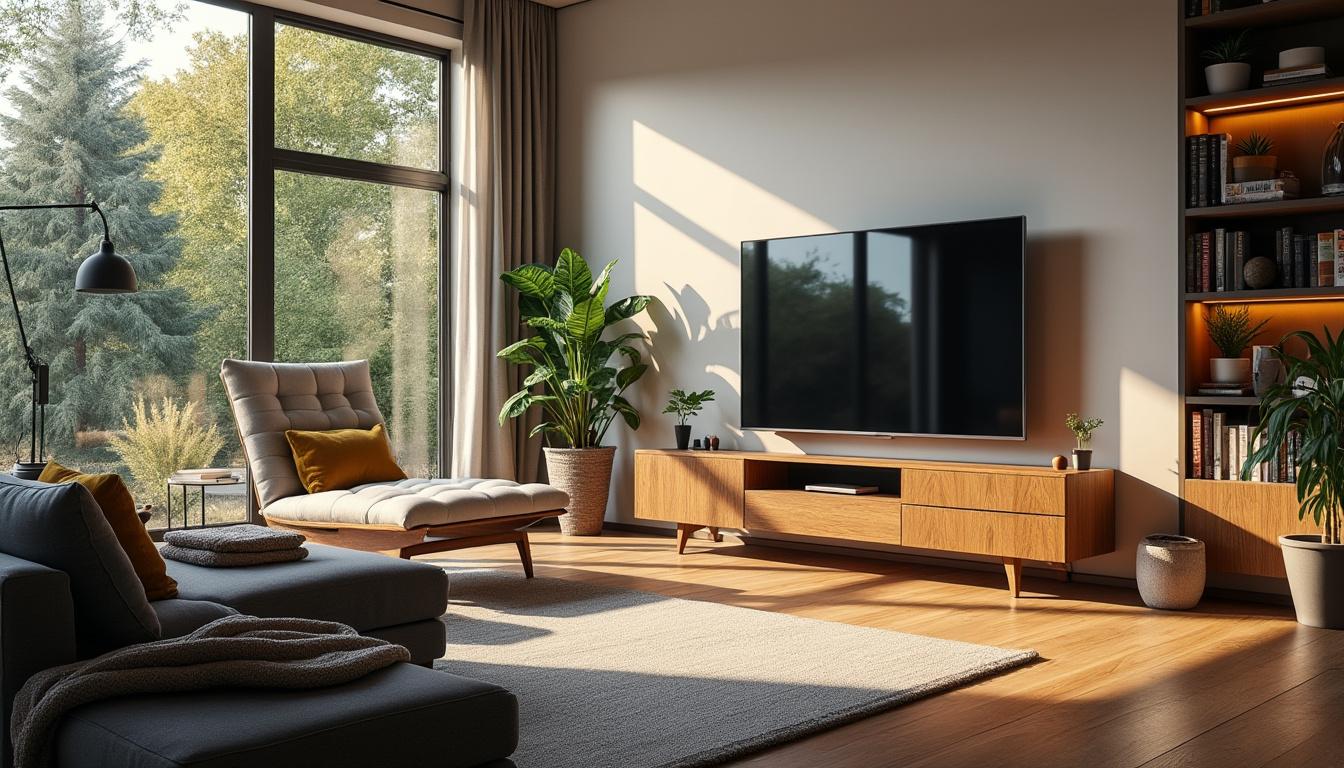 Où placer la télé par rapport aux fenêtres pour un confort optimal dans