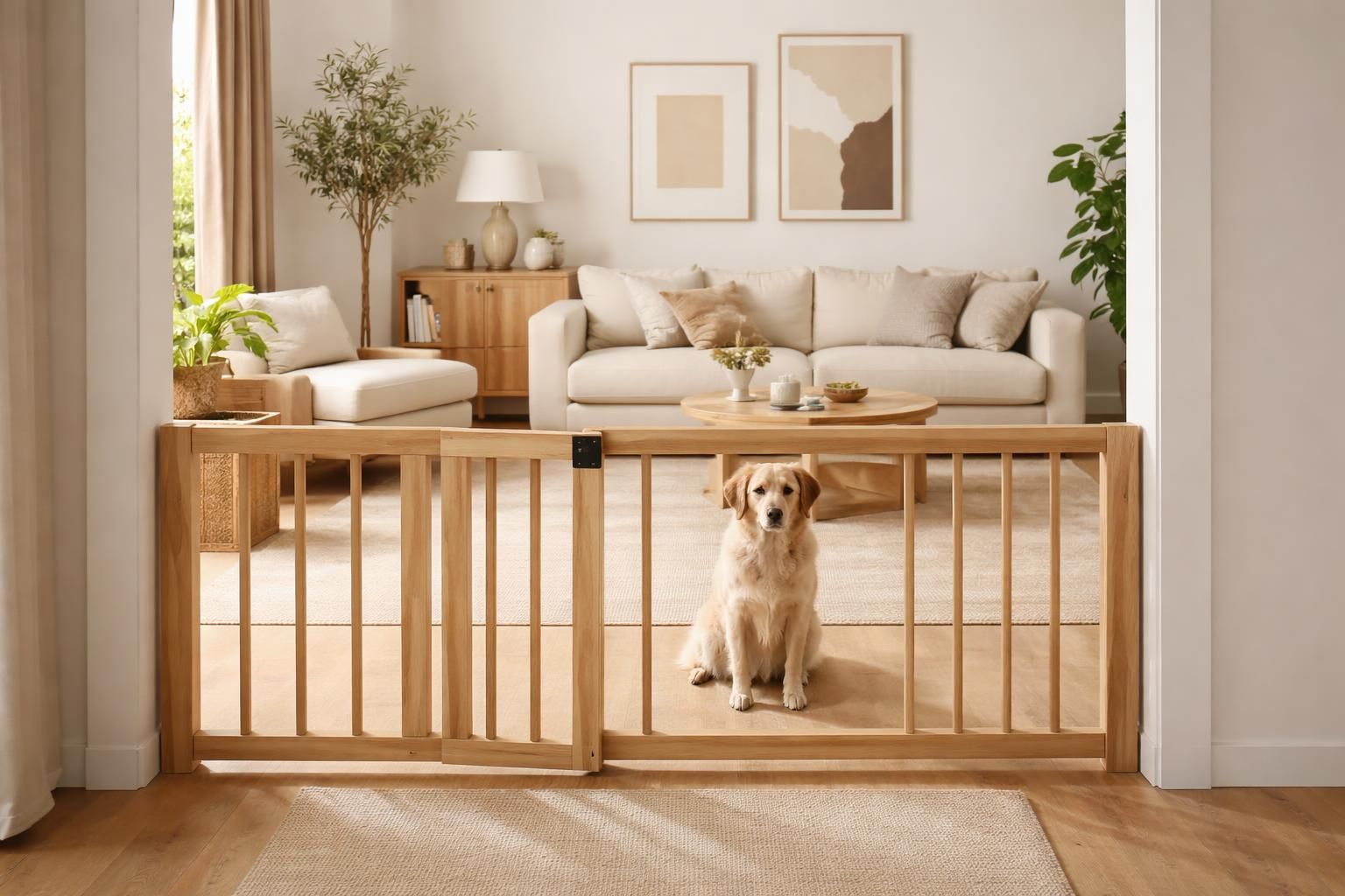 découvrez où trouver une barrière pour chien élégante qui s'intègre parfaitement à votre décoration intérieure, alliant style et fonctionnalité pour votre maison.
