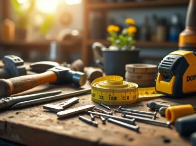 découvrez une liste complète d'outils de bricolage domestique commençant par la lettre m : marteau, mètre, meuleuse et bien d'autres pour faciliter tous vos travaux à la maison.