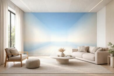 découvrez comment utiliser la peinture murale effet d'optique pour agrandir visuellement une pièce grâce à des astuces de couleur simples et efficaces.