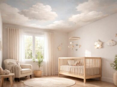 découvrez notre tuto simple pour peindre un nuage poétique et doux au plafond de la chambre de votre bébé, créant une ambiance apaisante et magique.