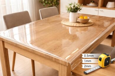 découvrez comment choisir l'épaisseur idéale pour une nappe transparente de protection de table afin de préserver votre mobilier tout en gardant une esthétique élégante.