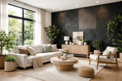 découvrez comment choisir une peinture noire pour votre mur sans assombrir votre pièce, avec des astuces pour conserver luminosité et style.