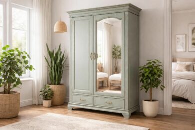 découvrez nos idées créatives pour relooker une armoire ancienne avec miroir et lui donner une seconde vie pleine de charme et de modernité.