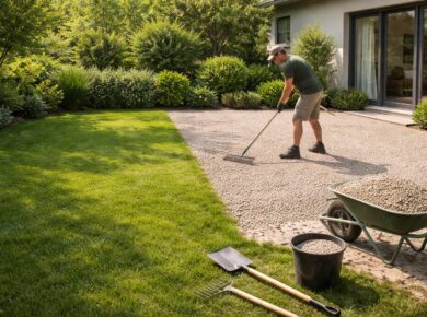 découvrez comment remplacer votre gazon par du gravier pour un jardin à la fois écologique et économique, alliant entretien réduit et respect de l'environnement.