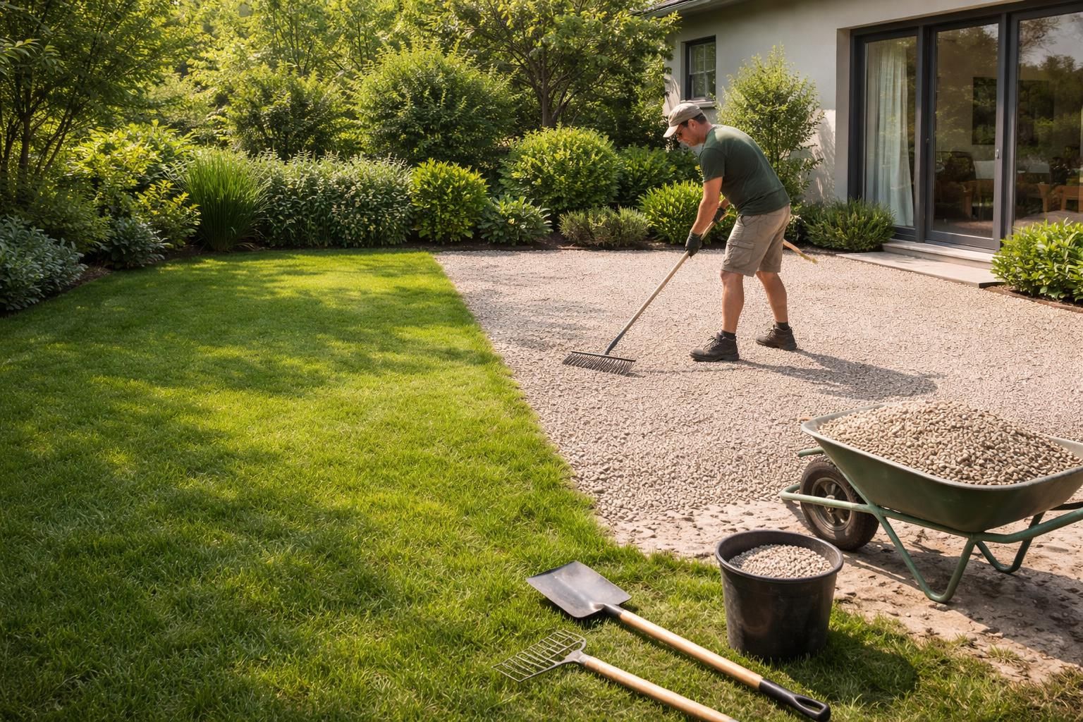 découvrez comment remplacer votre gazon par du gravier pour un jardin à la fois écologique et économique, alliant entretien réduit et respect de l'environnement.