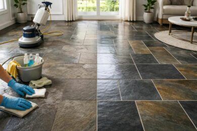 découvrez comment réussir la rénovation d'un sol en ardoise pour lui redonner tout son éclat grâce à des techniques simples et efficaces.