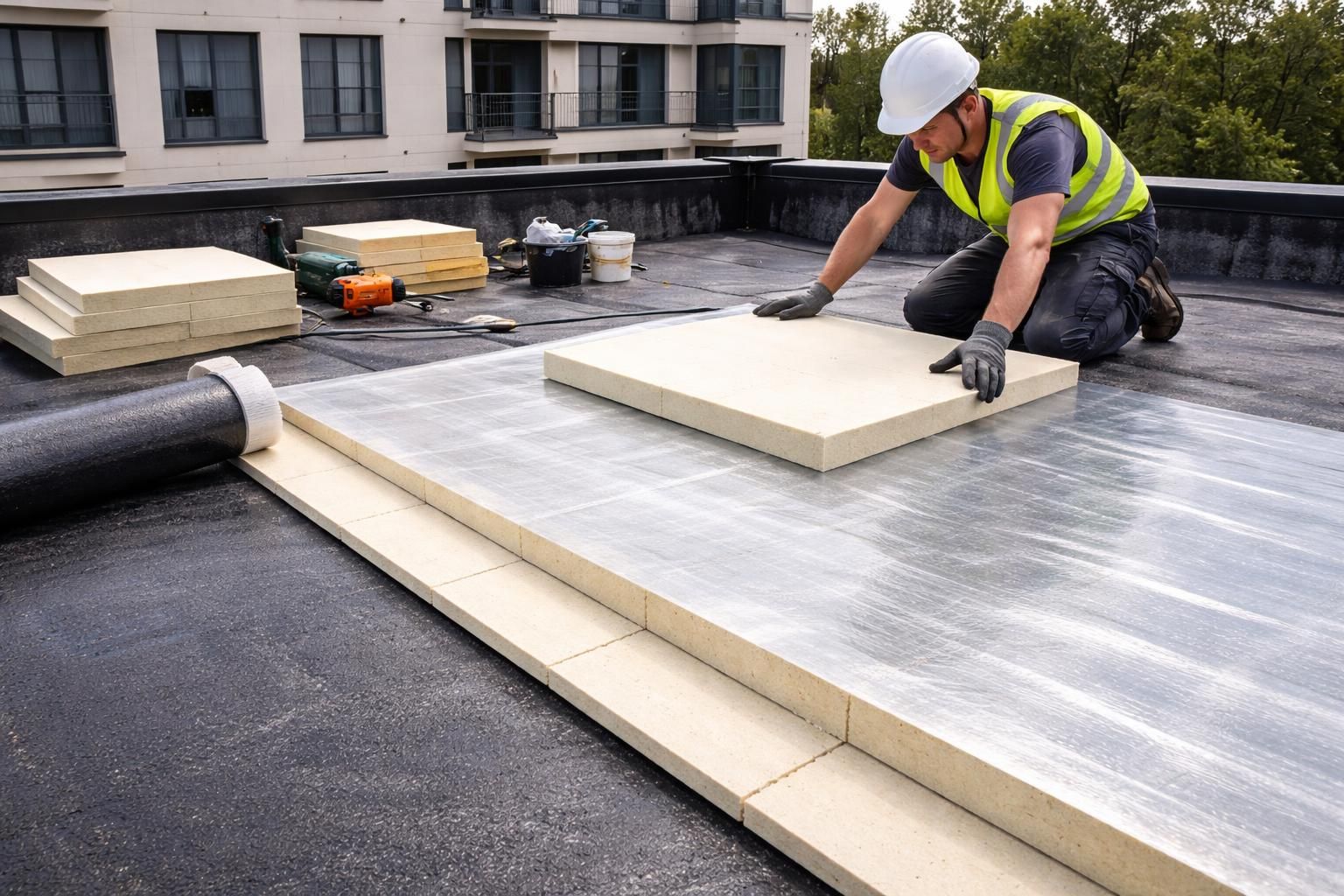 Réussir l’isolation d’une toiture terrasse