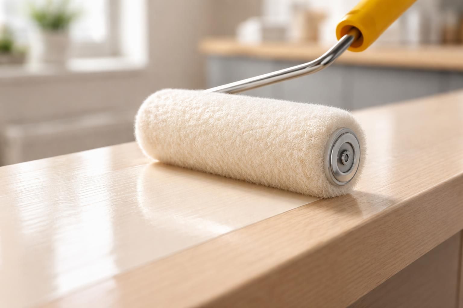 découvrez comment le rouleau laqueur mohair est l'outil indispensable pour obtenir une peinture de meuble parfaitement lisse et professionnelle.