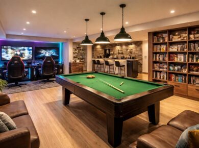 découvrez nos idées pour aménager un sous-sol en salle de jeux conviviale et ludique, parfaite pour toute la famille.