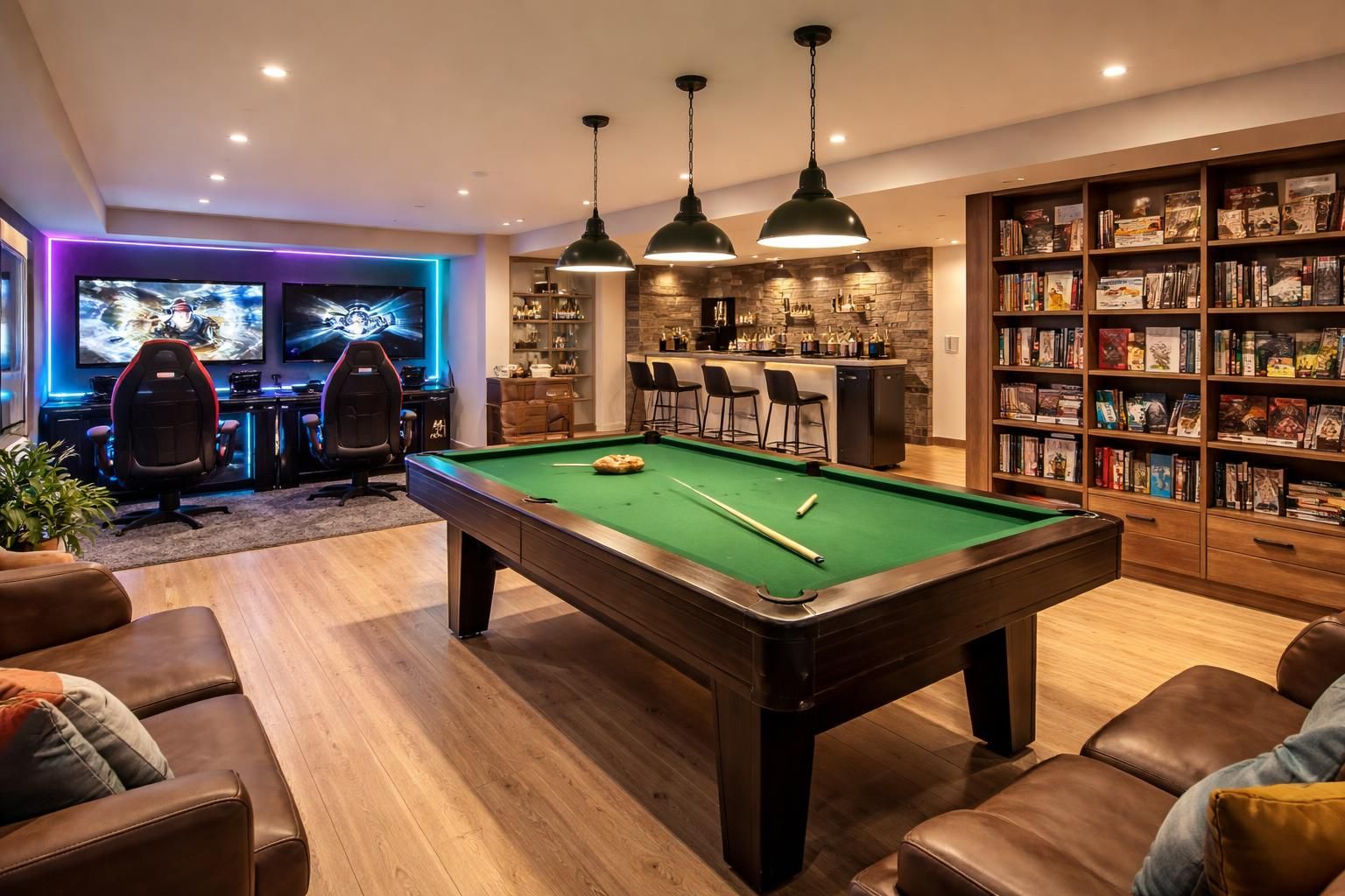 découvrez nos idées pour aménager un sous-sol en salle de jeux conviviale et ludique, parfaite pour toute la famille.