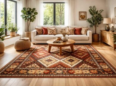 découvrez comment intégrer un tapis tribal castorama à votre salon pour un style ethnique chaleureux et tendance. conseils déco et astuces pour adopter ce motif authentique avec élégance.