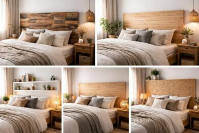 découvrez 5 modèles diy de têtes de lit en bois faites maison pour personnaliser et sublimer votre chambre avec style et créativité.