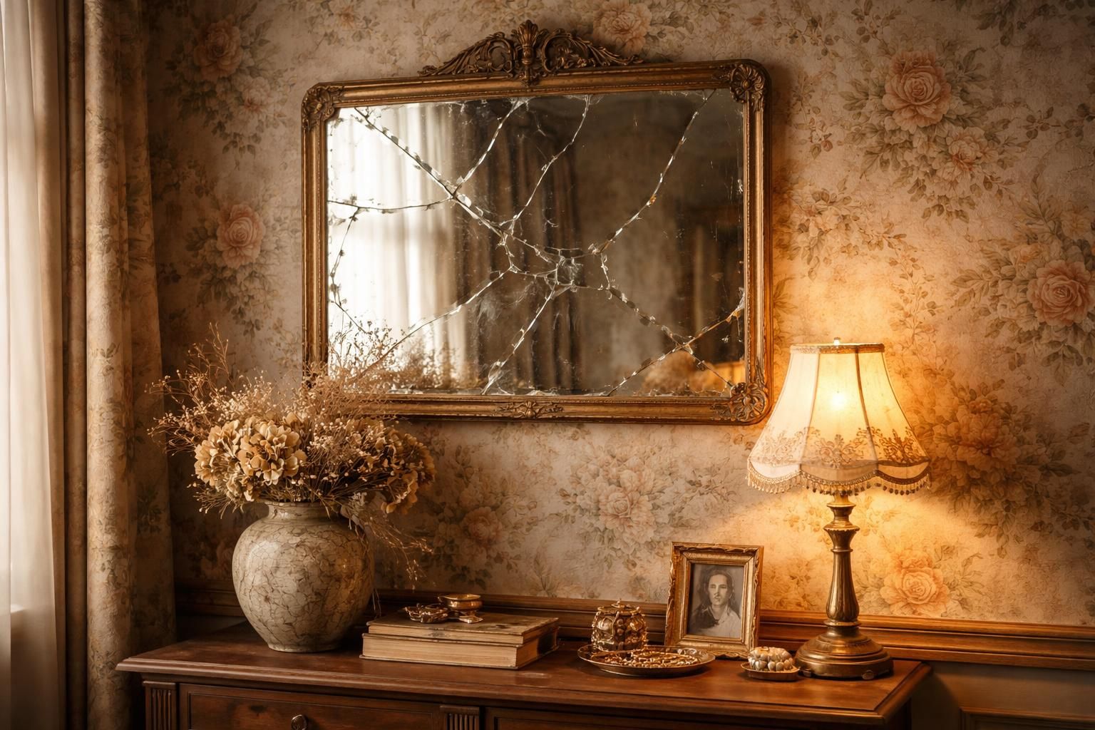 Utiliser un miroir cassé en déco pour un style vintage et chic