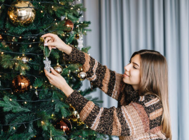 décoration sapin