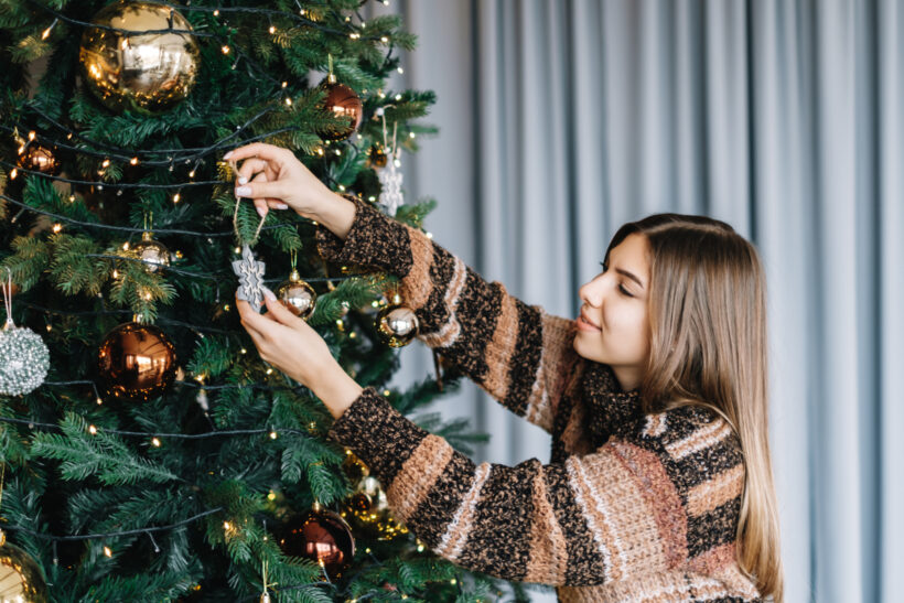 décoration sapin