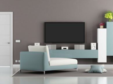 meuble TV suspendu