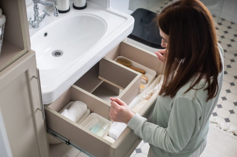 organisation salle de bain