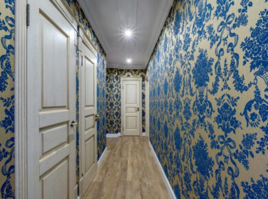 papier peint couloir