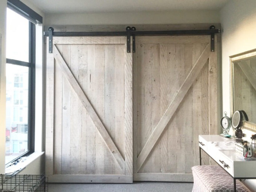 SARTODOORS Portes de grange en bois givré Lucia - Canada