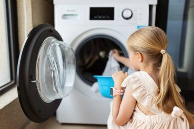 une machine à laver à haut rendement